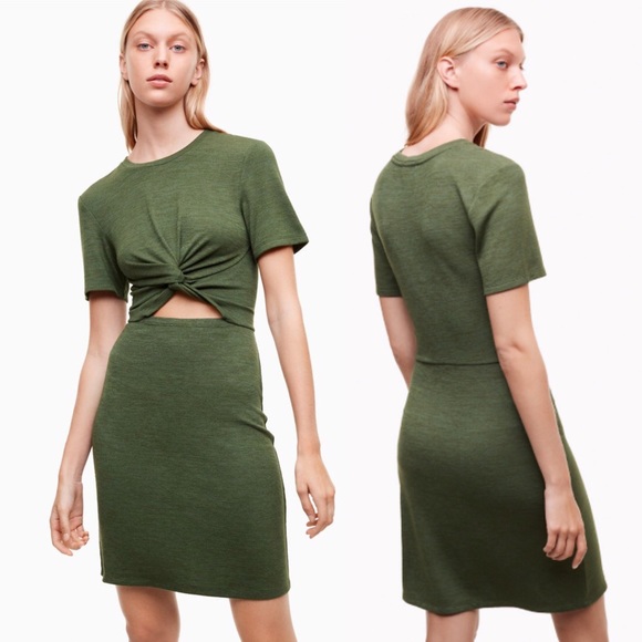 Aritzia Dresses & Skirts - Wilfred Free Katz Dress Aritzia Knotted Dress L